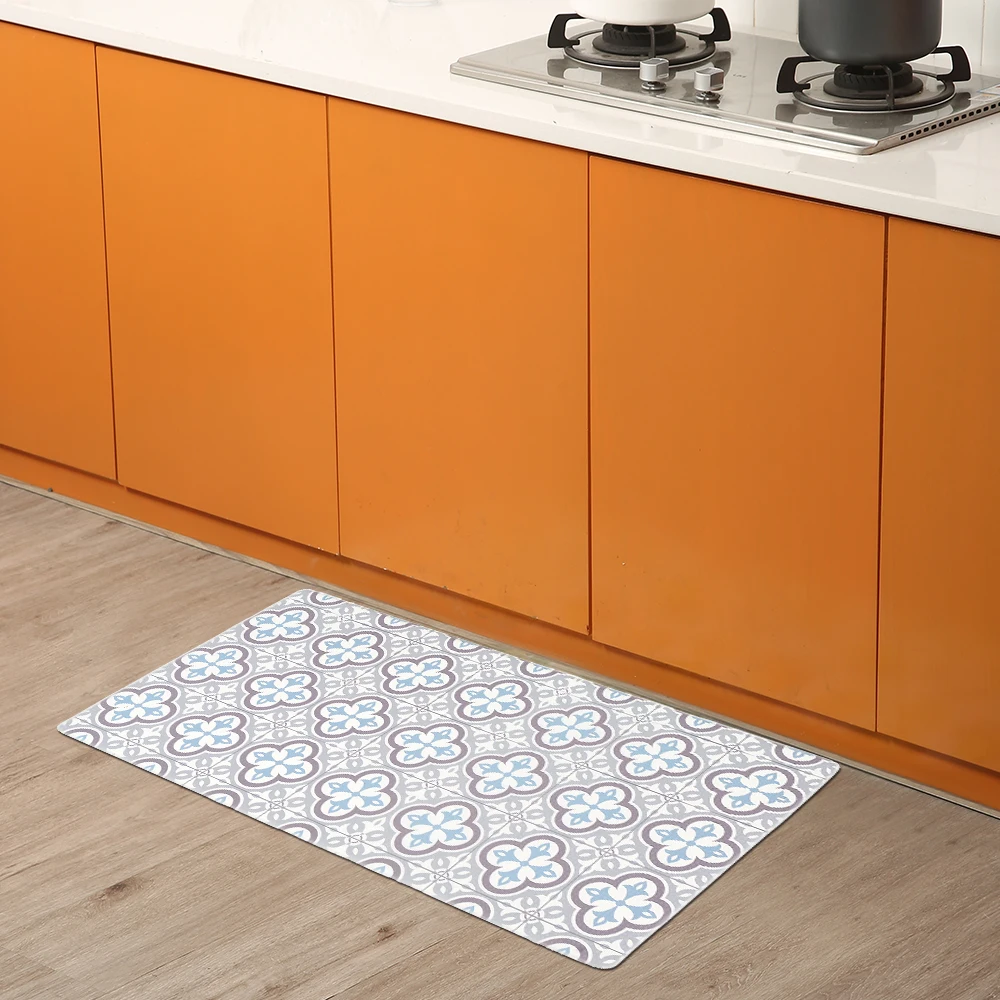 Входной коврик моющийся нескользящий кухонный напольный коврик для спальни гостиной прикроватный коврик водонепроницаемый современный ковер