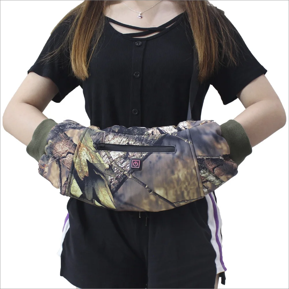 5V USB Hunting Camo Heated Muff for outdoor sport heated handwarmer