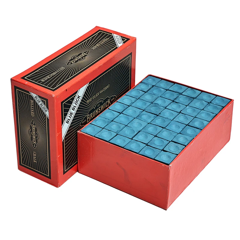 Wholesale Hot Selling 144pcs/box Billiards Snooker Pool Chalk Powder Pool Table Accessories Pool Cue Chalk