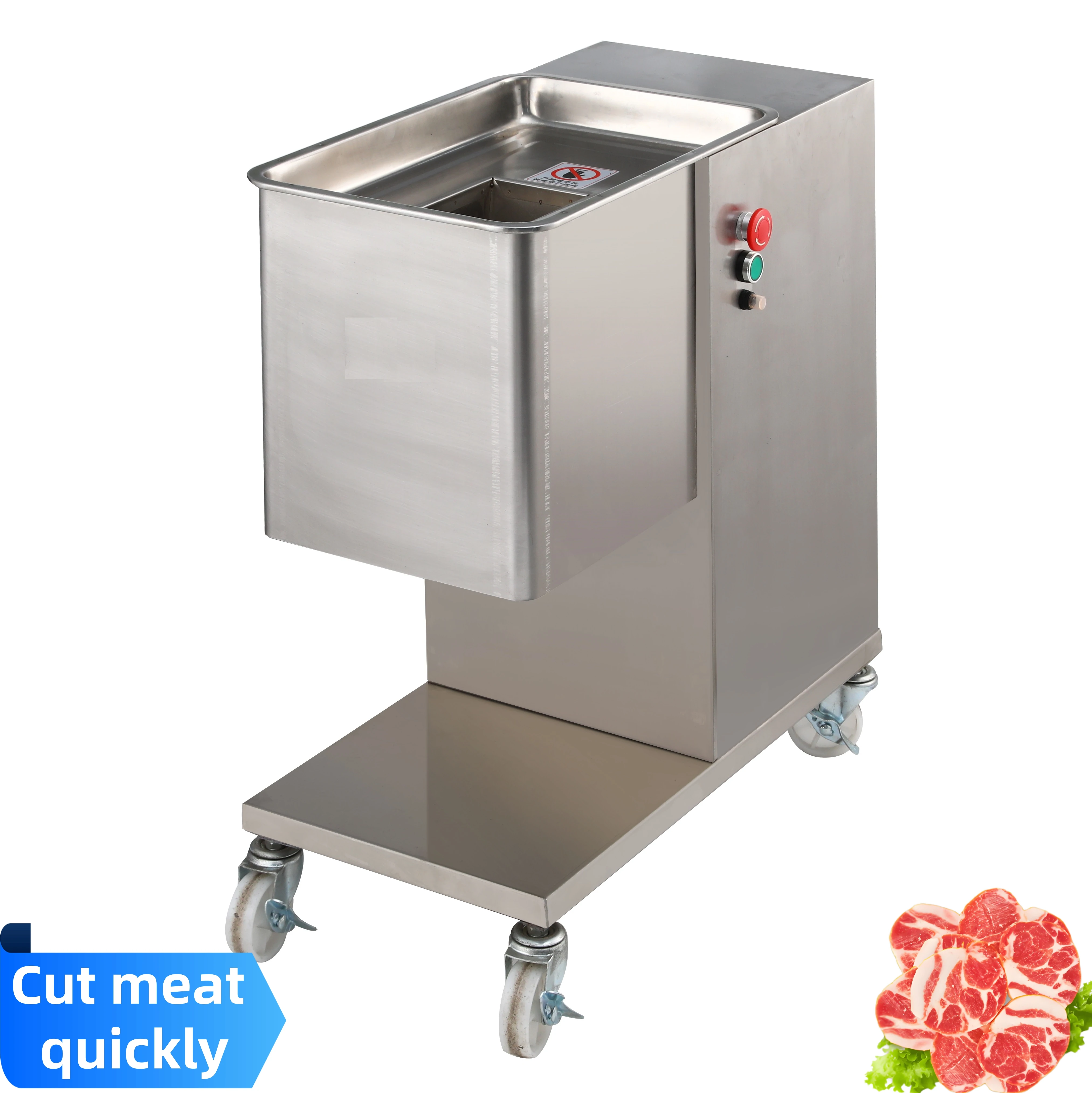 Commercial fresh meat cutter high quality standing frozen meat cutter Stainless steel slicer machine