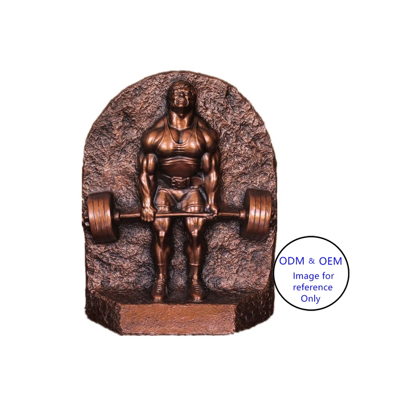 Тяжелая фигурка из бронзы