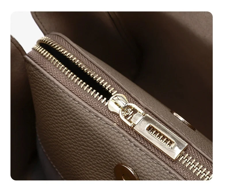 Custom Luxury Real Cowhide Leather Handbag Tote for Women Lady Shoulder Messenger Crossbody Packs Bag Wholesale Price