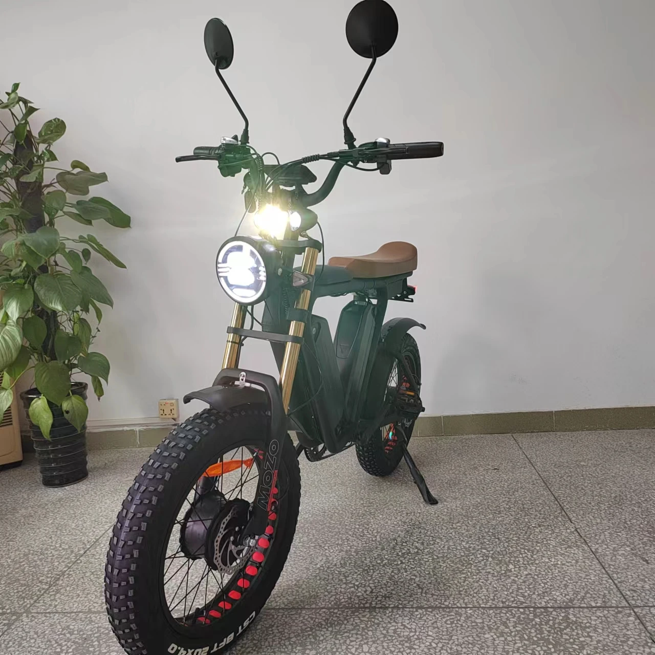 Electric Bike 1000w 48v*2   Dual Motors  22ah*2  Dual Batteries Oil brake  Fast Electric Bike Sports  Electric Fat Tire Bike