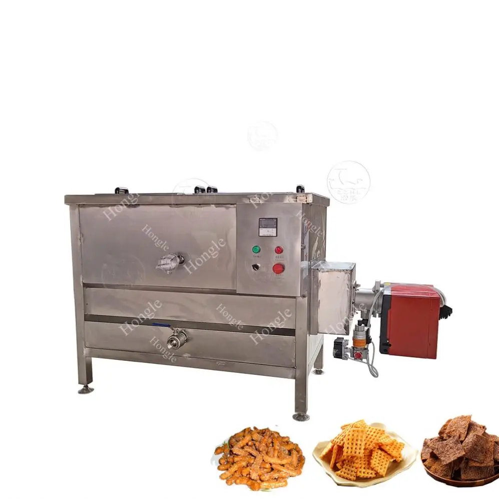 Hot Selling Kettle Chips Frying Machine Large Round Deep Basket Gas Fryer Commercial
