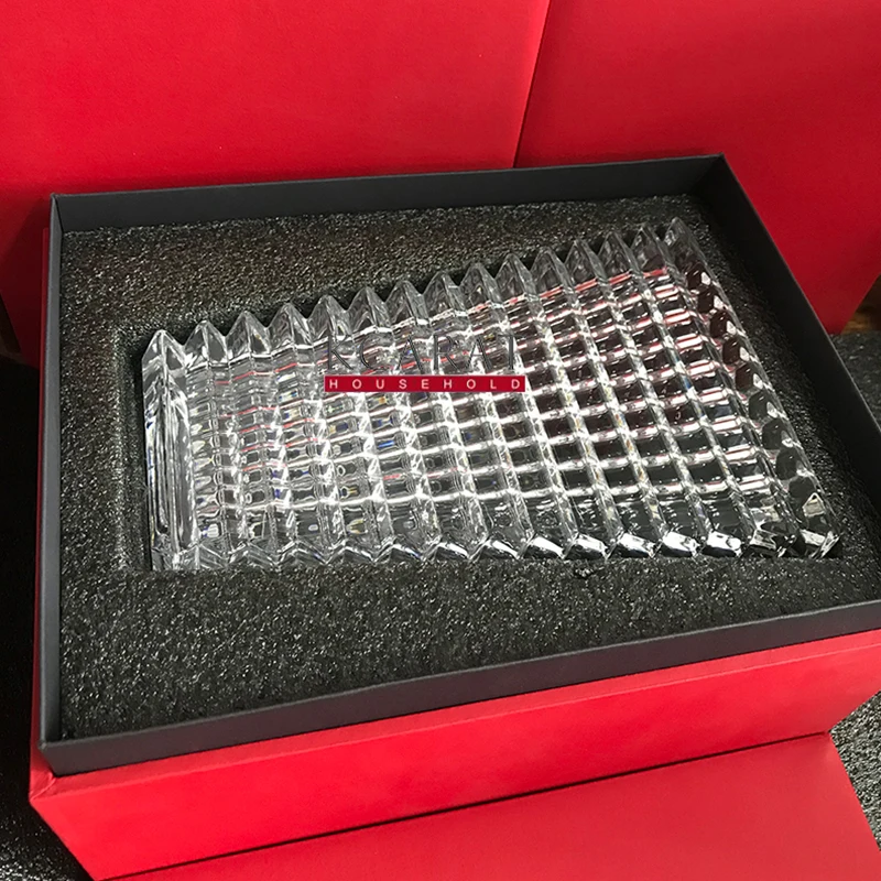 glass vase for flowers  French luxury style crystal vase T shape vase