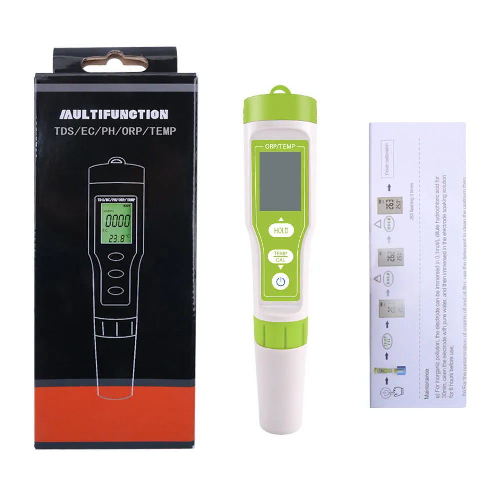 
ORP-200 Redox ORP/ TEMP Meter Water Quality Monitor LCD digital Detector Pen Type Analyzer Tester 
