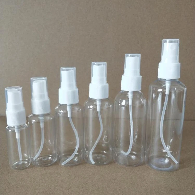
HOT plastic spray bottle perfume 30ml 50ml 60ml 80ml 100ml pet plastic spray bottle for perfume cosmetic wholesales 