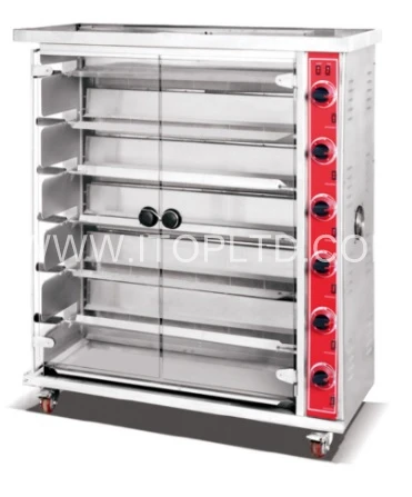 
 Itopkitchen energy saving gas rotisserie chicken rotisserie  