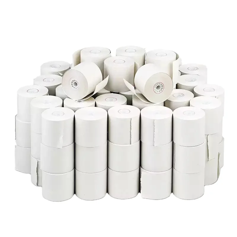 Factory Hot Sale 80mm X 80mm Non Thermal Paper Roll Bond Bill Paper Roll Atm Cash Register Paper