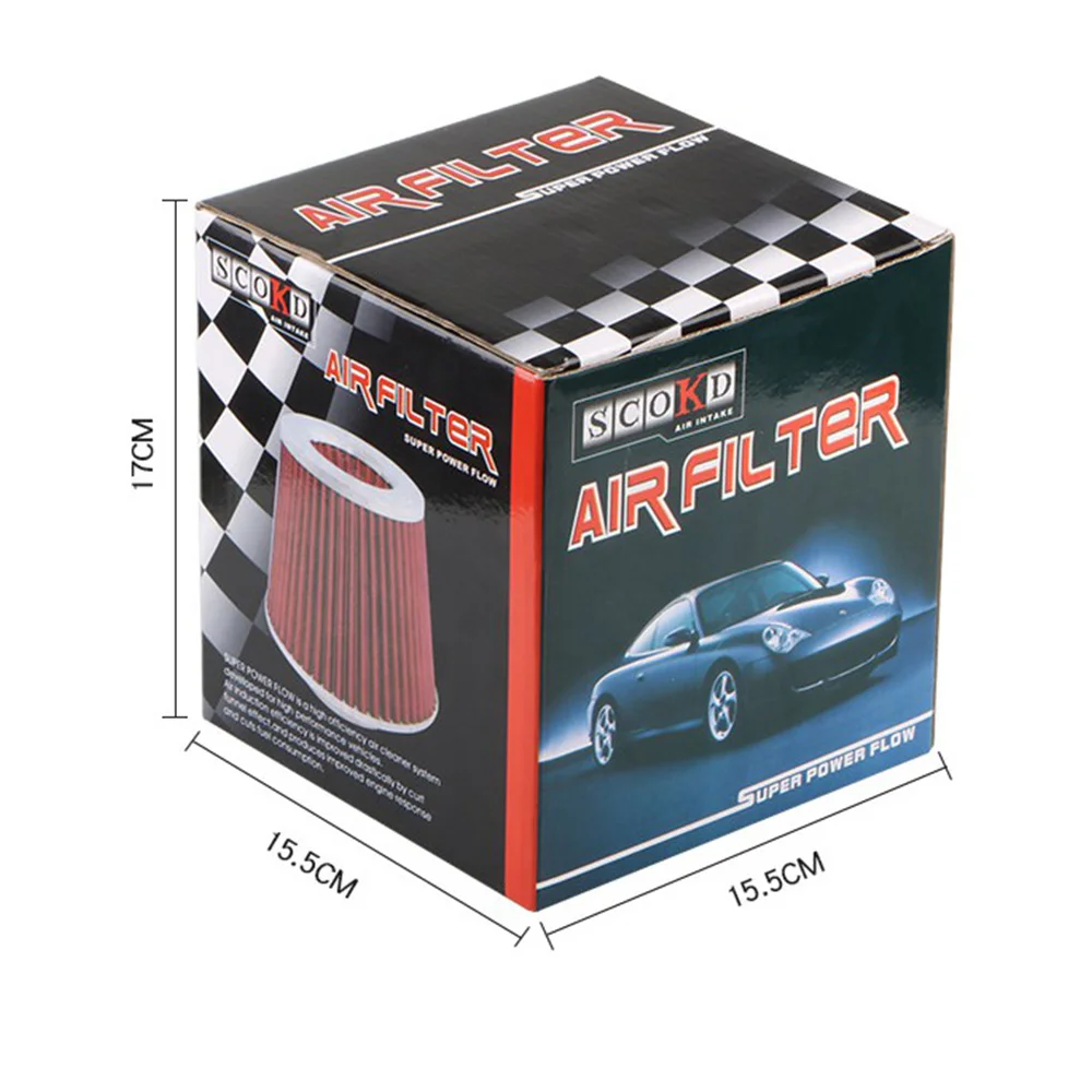Supital Filter High Performance Universal Sport Race Car Auto Air Intake Filter Parts Auto Racing Filter