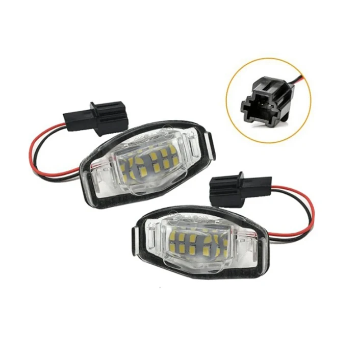 LED Number Lamps License Plate Light For Honda Civic Accord Acura MDX RL TL TSX RDX ILX