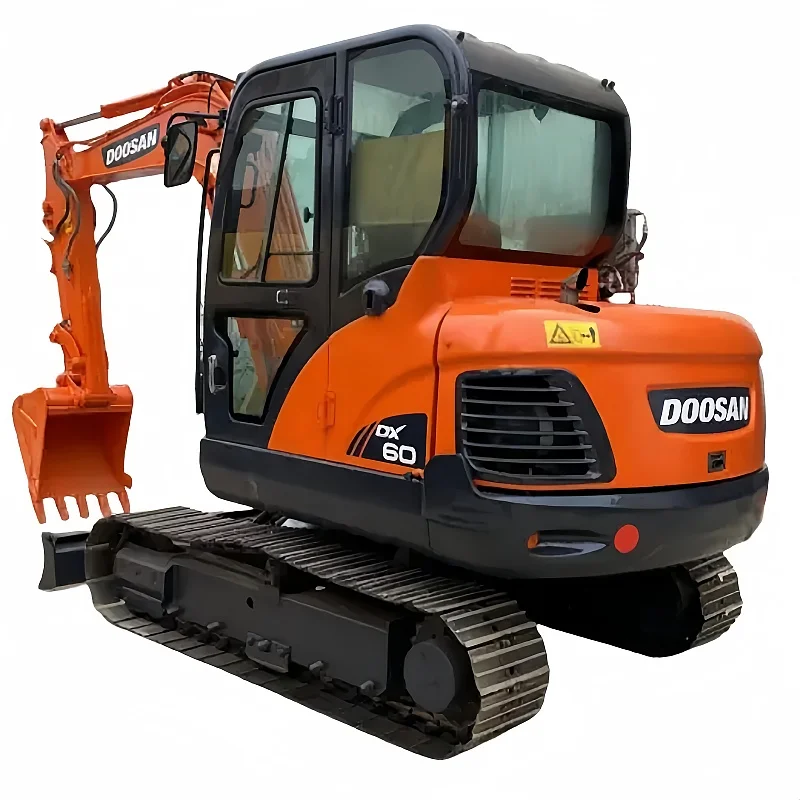 used/old mini 6 ton crawler secondhand DX60 small digger doosan excavators korea