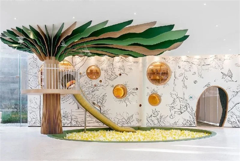 Chiquitos  Library Furniture Bookshelves Bookshop  Wooden kids Cabinet Rack Shelving kindergarten preschool hospital project