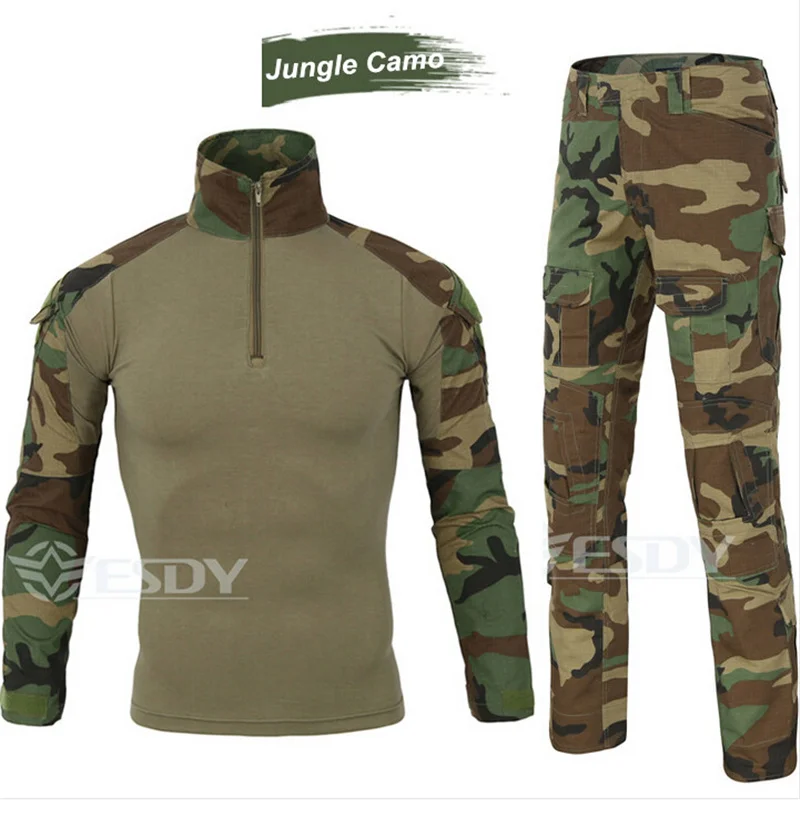 ESDY Tactical Frog Suit Camouflage Hunting Combat Camo Uniform