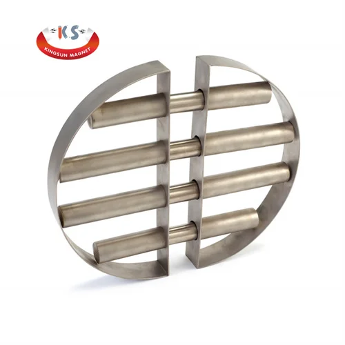 12000 Gauss D25 Filter Hopper Strong Neodymium Magnetic Round Bar Ndfeb Magnet Bar For Food Separation