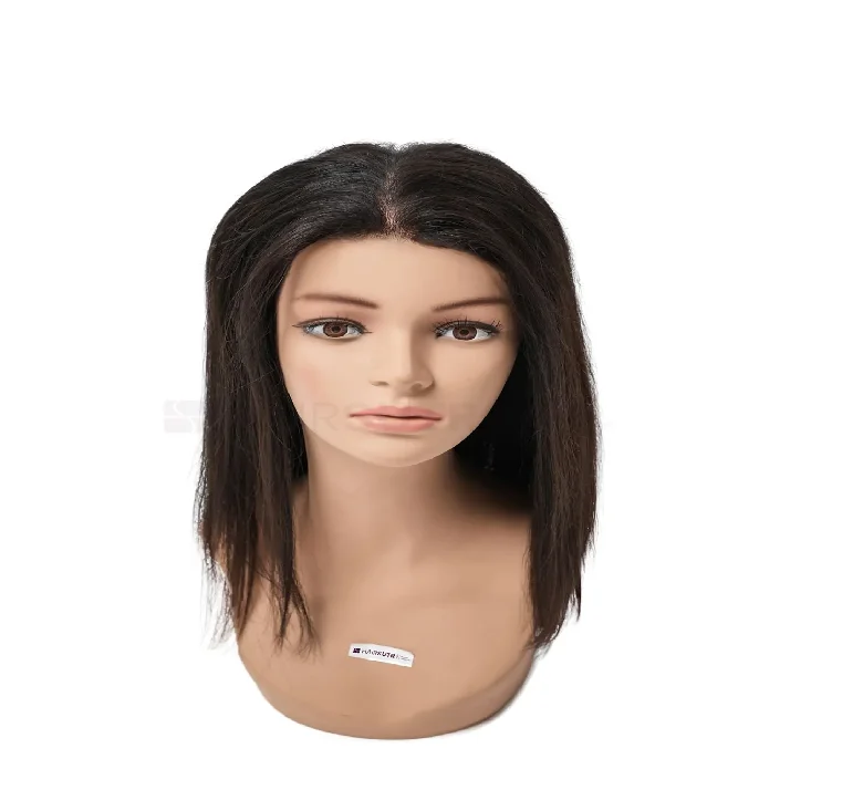 High Virgin Remy Hair Frontal Extensions HD Lace Cap Transparent Net Wigs with Deep Wave Style Machine-Made Straight Indian Hair
