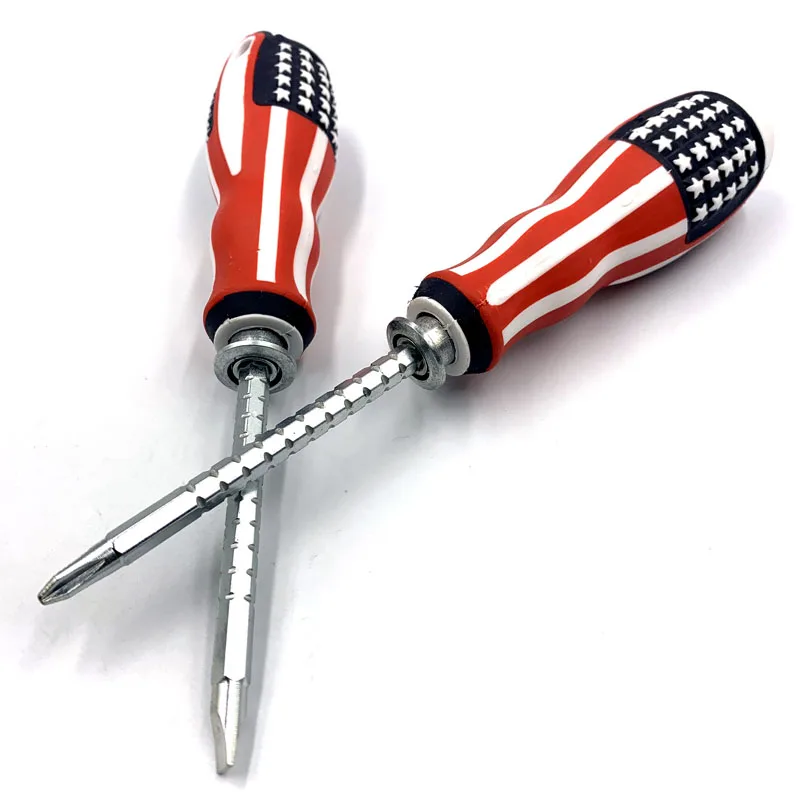
Professional USA handle 1 guy 1 flower tool set retractable screwdriver 