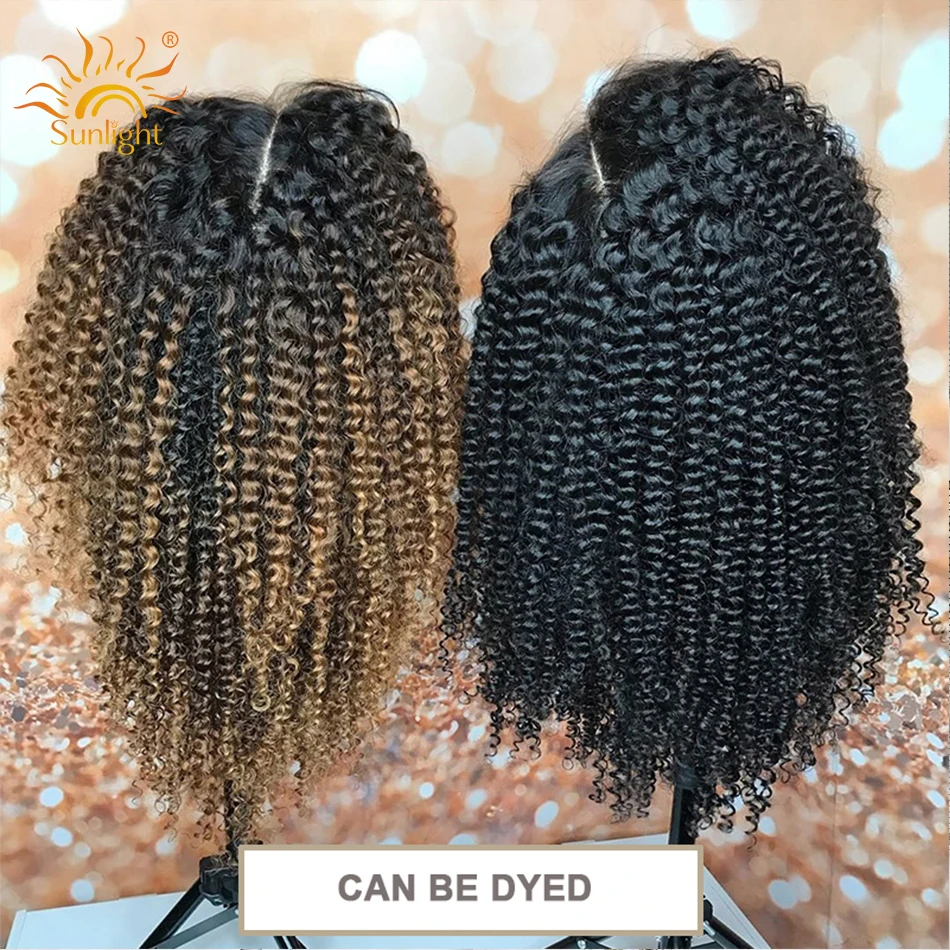 Афро кудрявые парики бразильские Remy 150 плотность предварительно выщипанные кружевные кудрявые парики 13x4 кружевные передние человеческие волосы парики для черных женщин