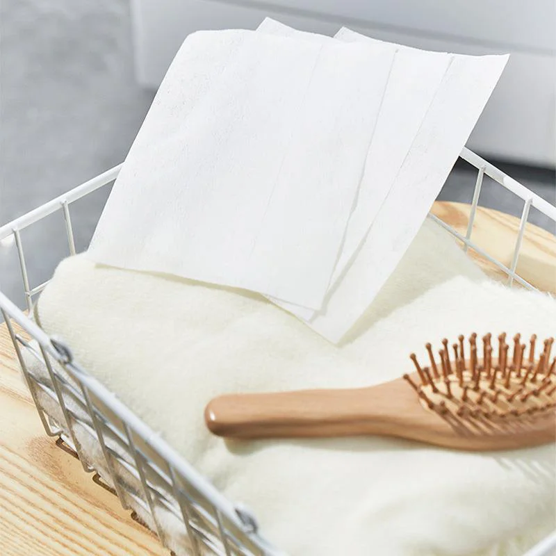 oem odm wholesale disposable anti static fabric softener dryer sheets for laundry