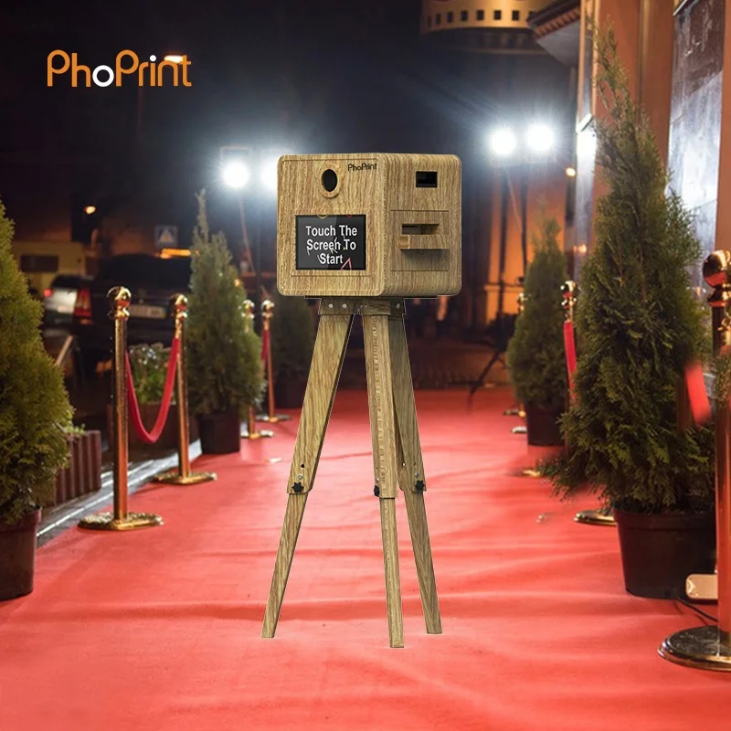 Touch Screen Foto Booth Borne Selfie Kiosk Designed for All Kinds Events And parties