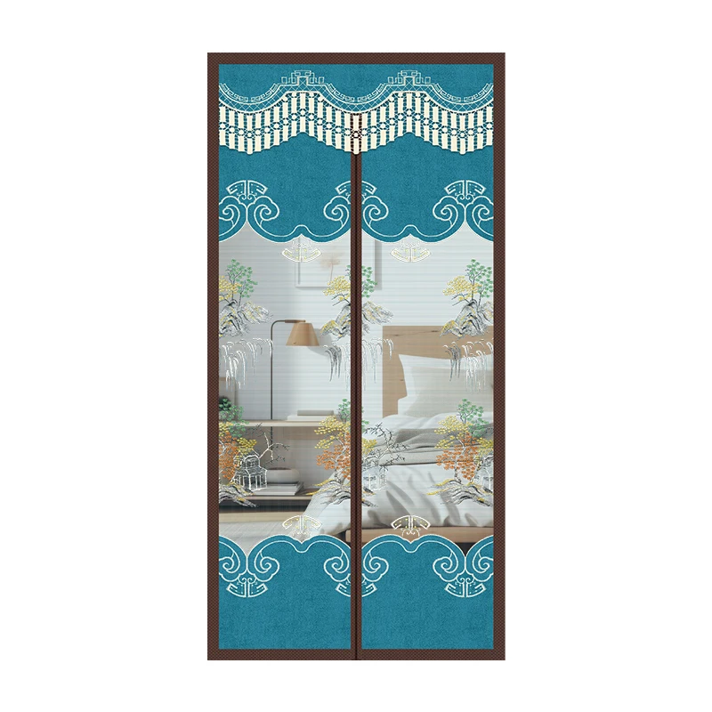 Hand Free Anti Insect Mosquito Net DIY Transparent Magnetic Mesh Screen Door