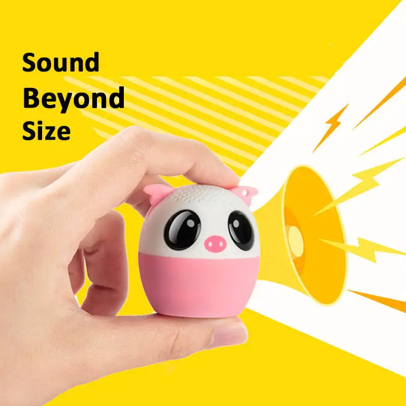 2024 Trending Products Kids Toy Cartoon Design Speakers Mobile Phone Bluetooth Speaker Unicorn Big Sound Portable Mini Speaker