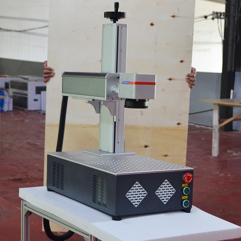 Made In China 20w 30w 50w 100w Metal Portable Fiber Laser Marking Machine Laser Marking Machine For Jewellery With High Quality