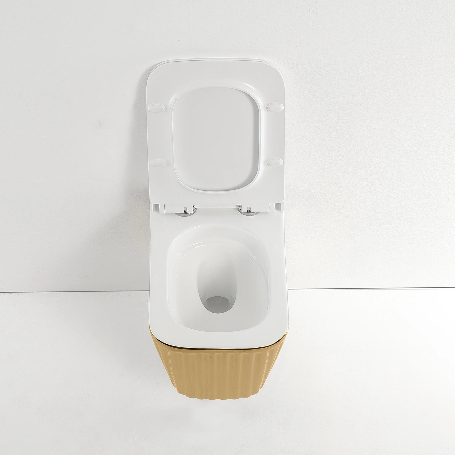 Сантехника золотого цвета для ванной комнаты керамический туалет золотой настенный унитаз