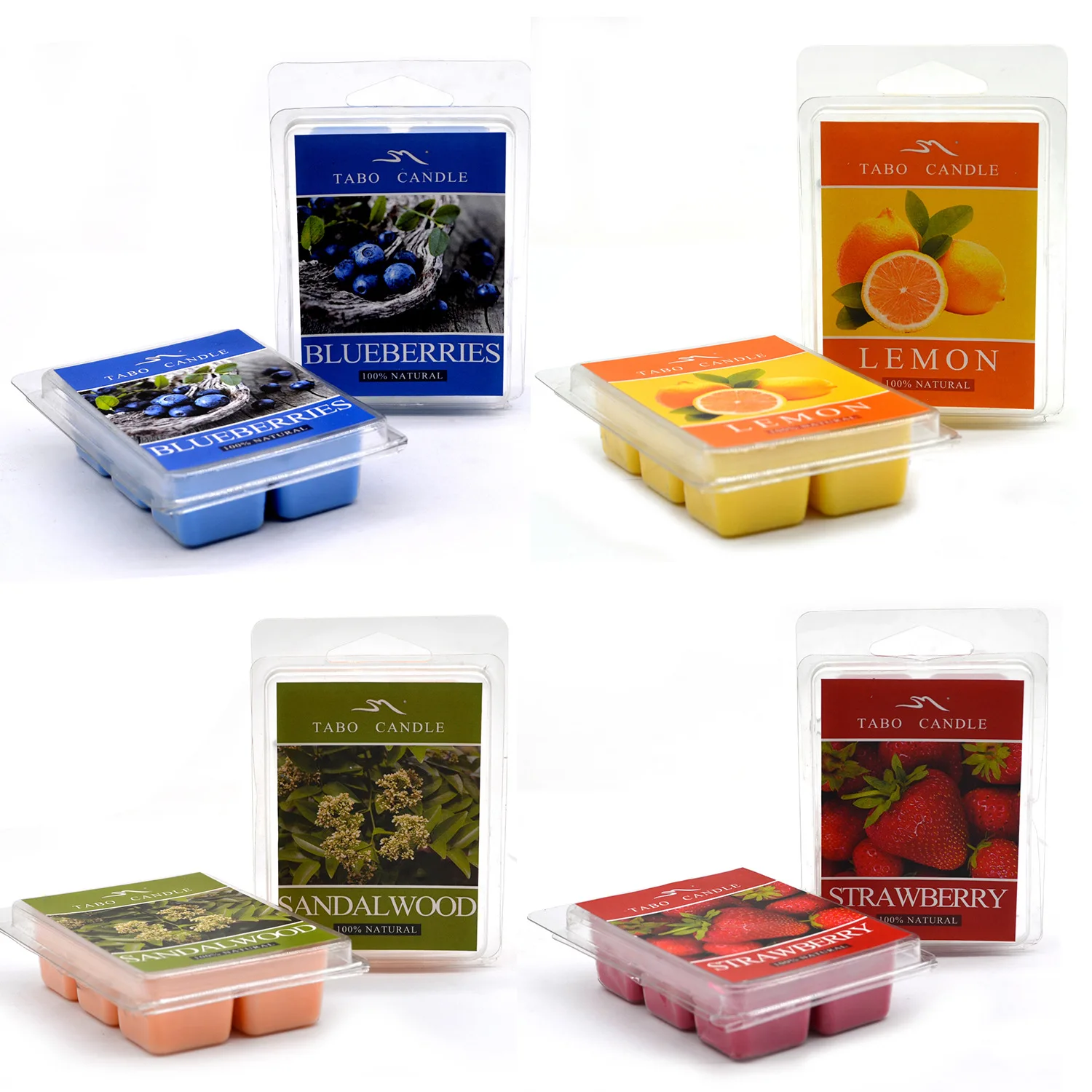 
supplier office scented cube wax melts tarts for electric burner with packing box fragrance wax 