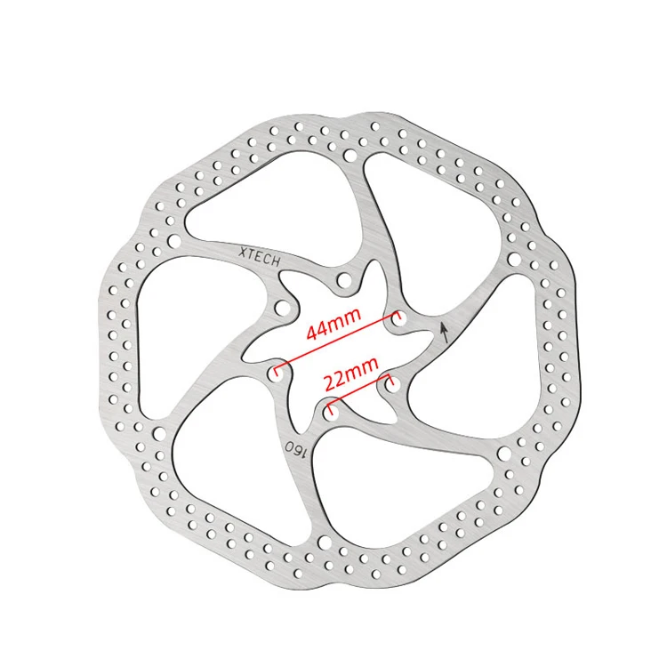 Bicycle Disc Brake Rotor 120/140/160/180/203mm 6 Inches Stainless Steel Rotor Disc