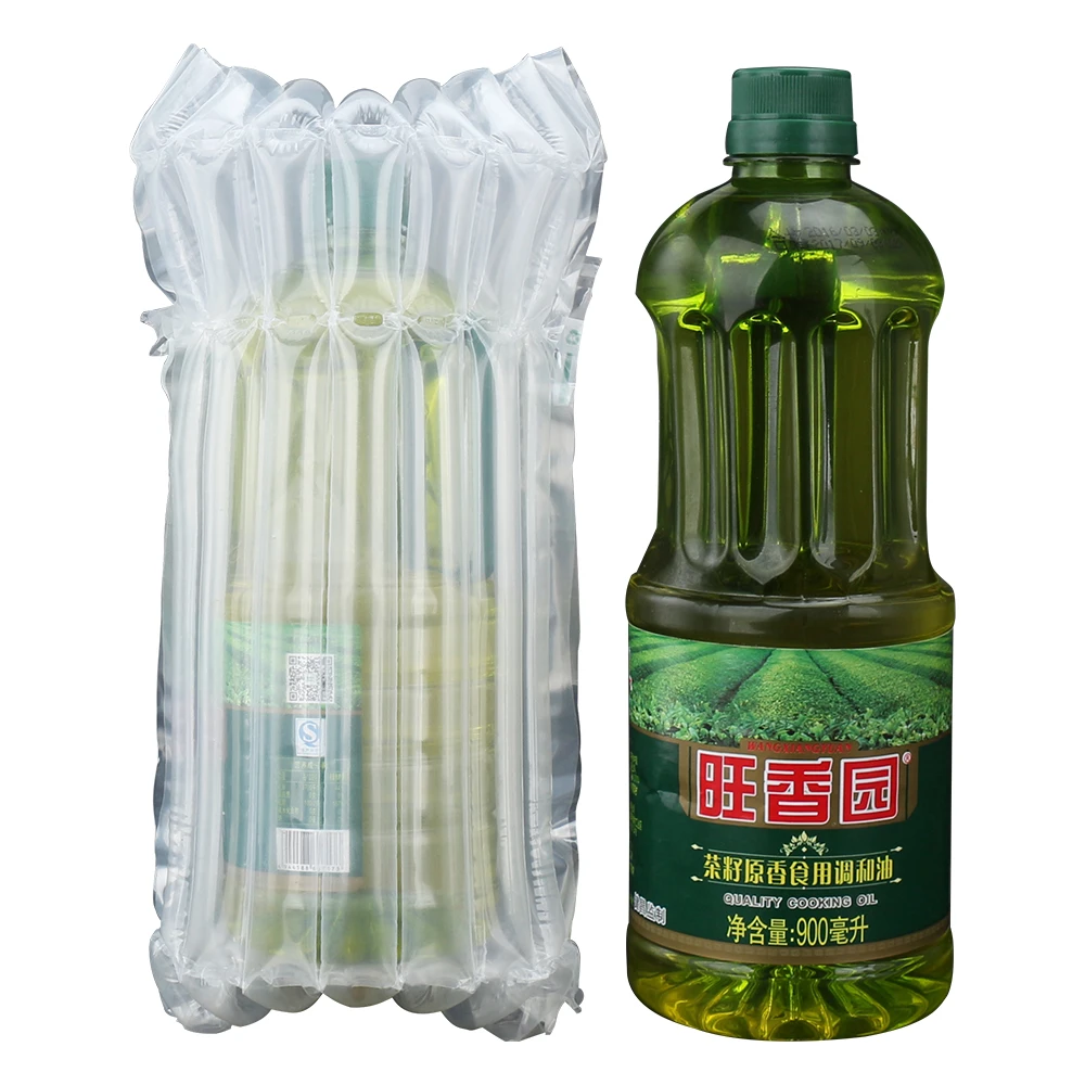 OEM Inflatable Cushion Film Express Wrap Column Bubble Plastic Roll Shockproof Wine Air Packaging Bag