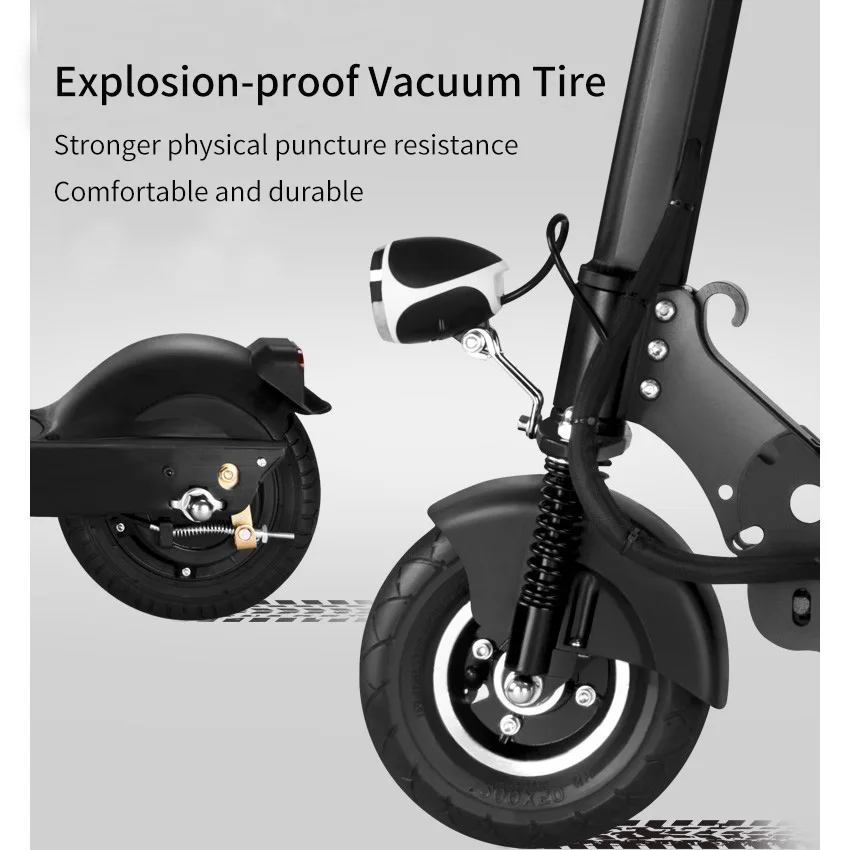 Wholesale Good Quality  Two Wheel Folding E Scooter 350w Powerful Electric Scooter Adult Electric Delivery Scooter