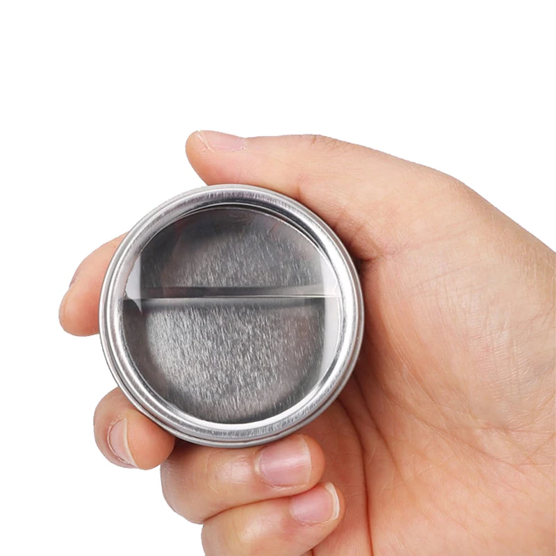 Star Packaging Custom Printed Empty Small Silver Metal Round Decorative  Clear Pvc Window On Lid Cookie Tin Boxes