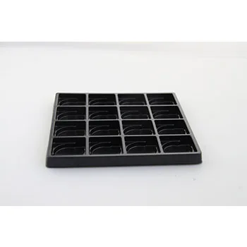 
Hot selling PET plastic chocolate trays with divider 