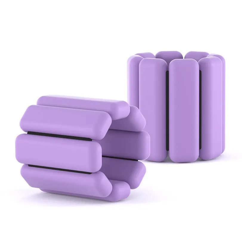 Fitness Yoga Pilates Adjustable Silicone Exercises Wrist Bracelet Weighted Ankle Weights Set