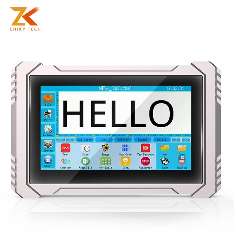 High Accuracy Multiple Languages Online Industrial Inkjet Printers For Boxes Data Matrix Expiry Date Printing