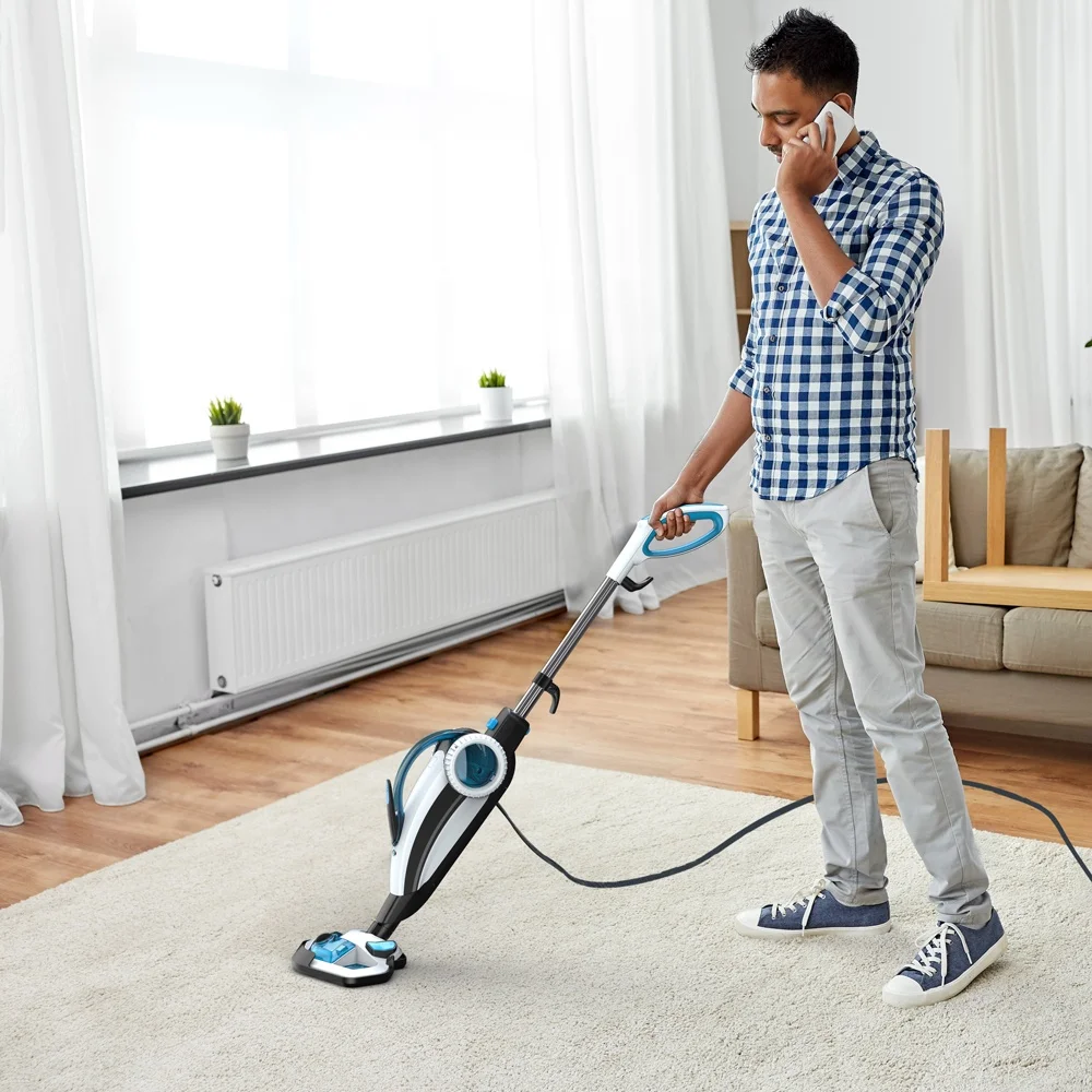 Высококачественная Паровая Швабра с резервуаром для воды 1600 Вт, 600 мл, автомобильная Паровая швабра, пароочиститель для ковров