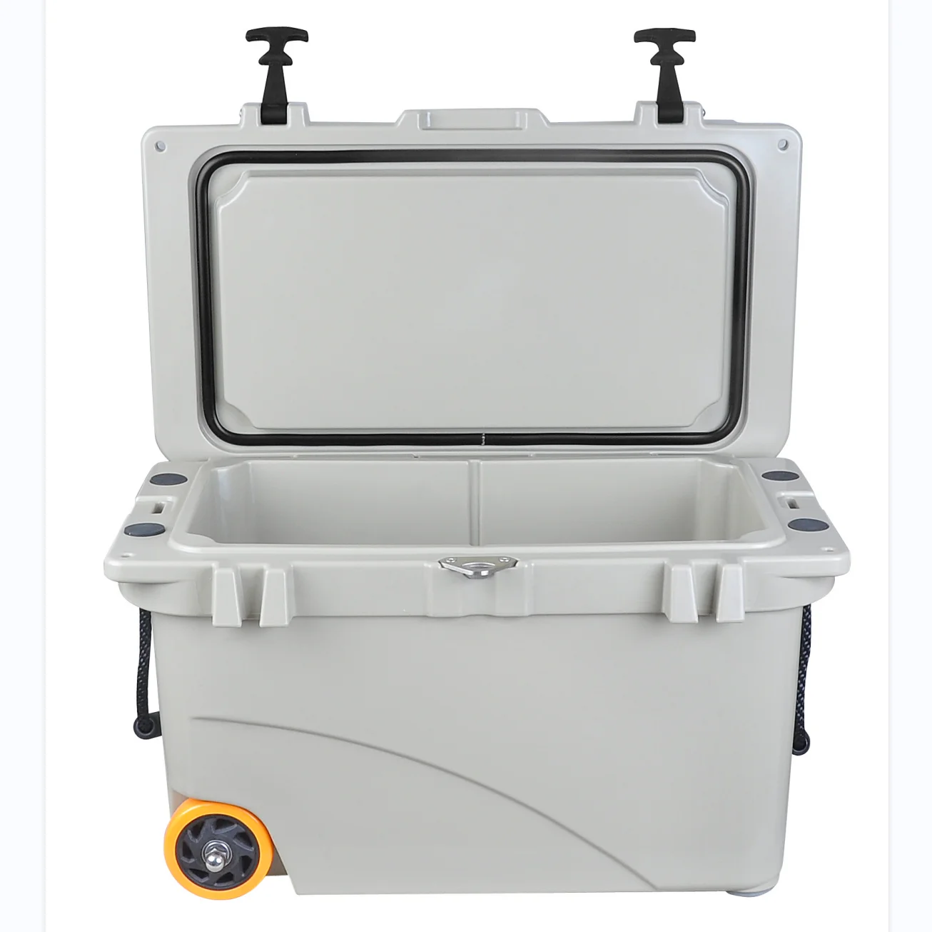 45QT, 42 л, ротационная пластиковая коробка для льда на колесиках, охладитель для пива с Bluetooth-динамиком