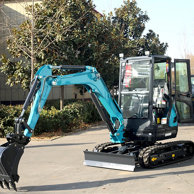 Free shipping farm mini excavator 3.5t 1t 2t 6ton EPA/Euro5 engine bagger crawler digger machine 3.5 ton excavator