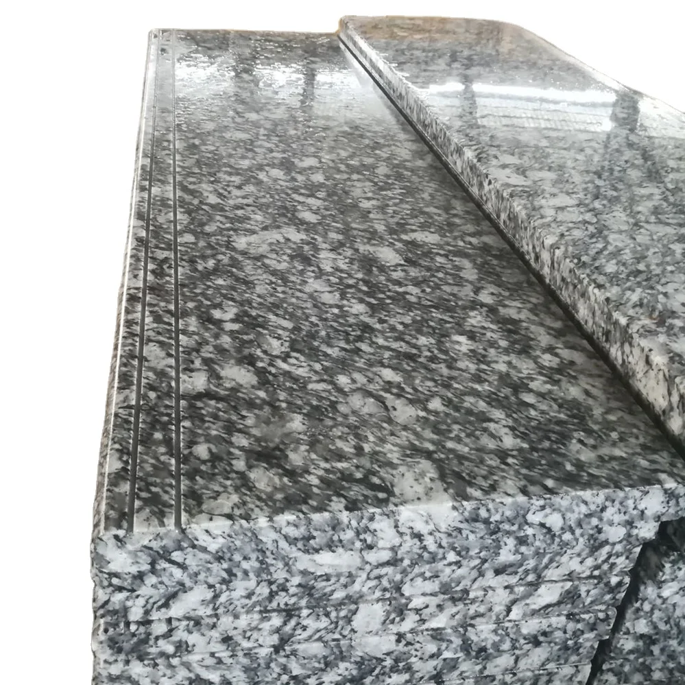 G4118 Granite Natural Sea Wave Grey Granite Slabs Price Spray White Cheap Price For Outdoor And Indoor Granite