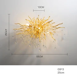 LED Postmodern Gold Water Drop Designer LED Lamp LED Light.Pendant Lights.Pendant Lamp.Pendant light For Dinning Room