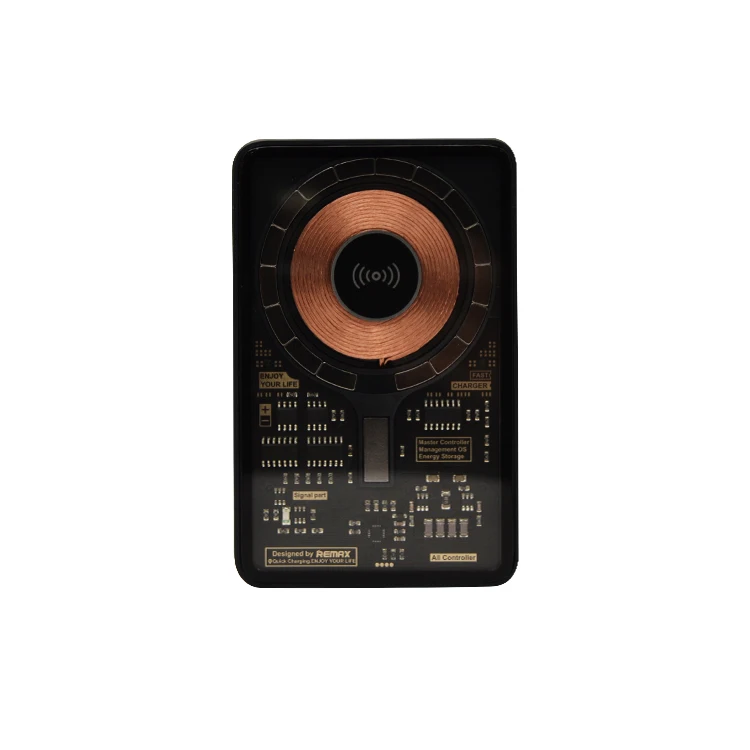 Amazon hot selling 2in1 22.5W Fast Charger Power Bank with Magnetic Wireless Charger Phone Holder for mobiles charger print logo