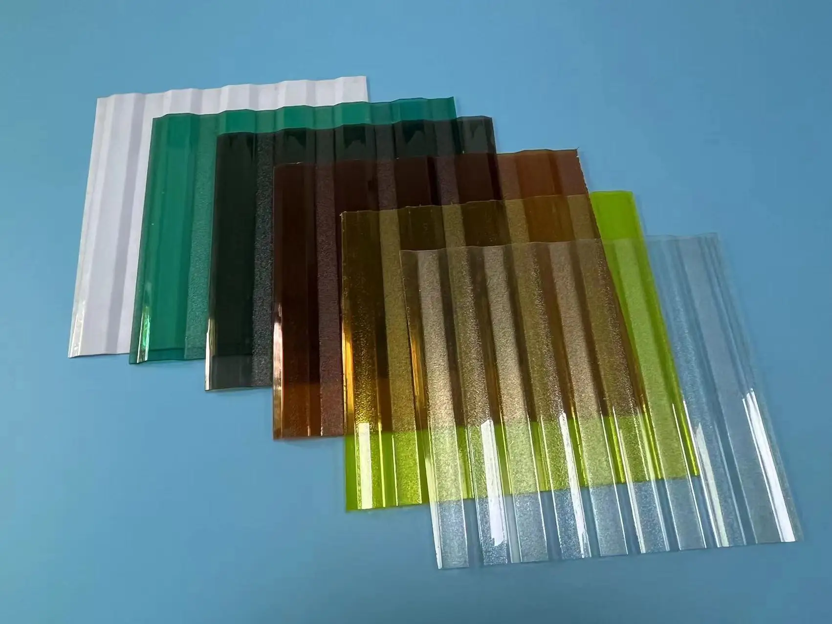 PC corrugated sheet customized color Cast Acrylic/Perspex Sheet for decorate Personal customize laser cutting