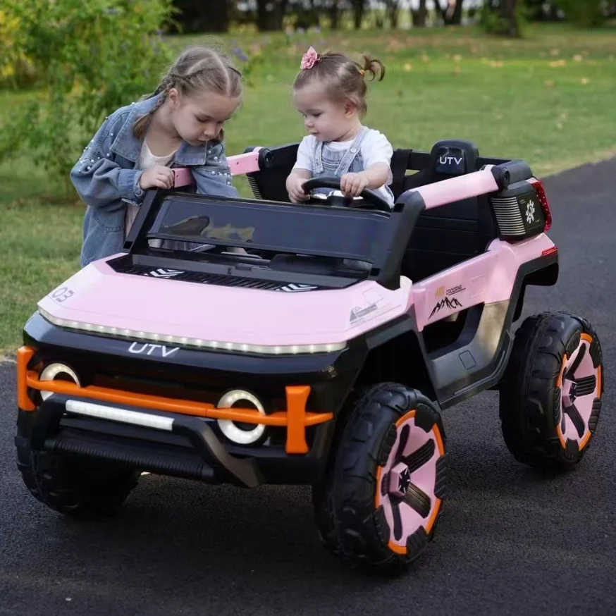 Высококачественный Детский Электрический автомобиль Utv 2 местный hebei ездить на автомобиле с дистанционным управлением