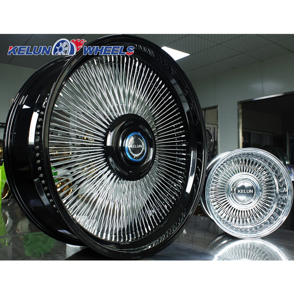 big size Forgiato Wire Wheel Most Selling 28 Manufacturer Chrome Forged spoke Rims