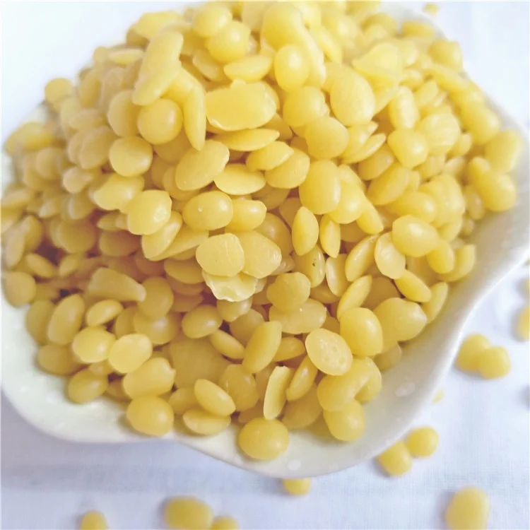 Wholesale Lowest Price Cosmetic/Candle Making Synthetic Beeswax Pellets White/Yellow