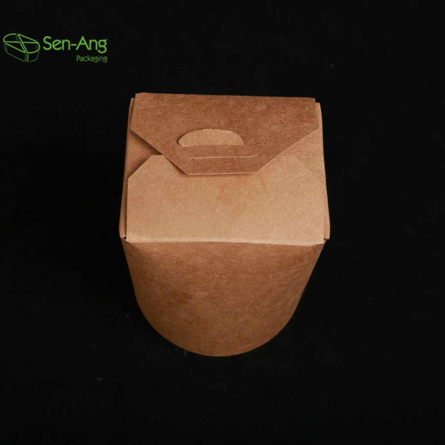 SenAng05 Good Selling Gift Packaging Square Noodle Take Out Spaghetti Dry Ready 24Oz Pasta Custom Box