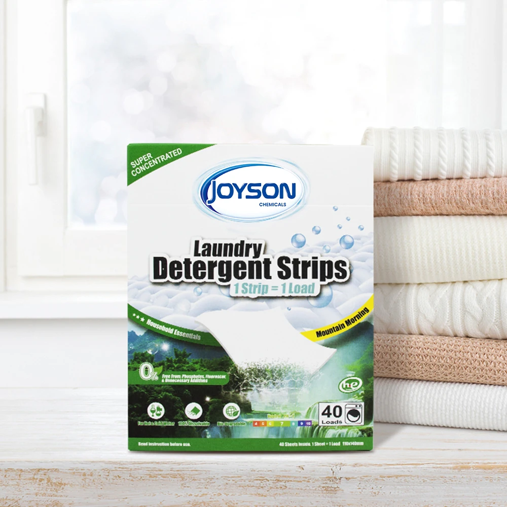 Biodegradable Washer Soap Strips Laundry Strip Detergent Sheet Laundry Detergent sheet