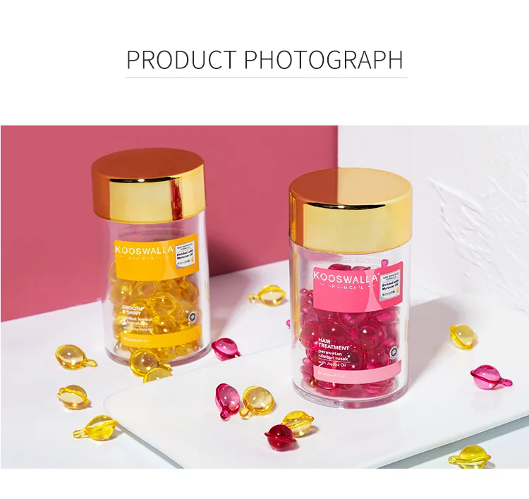 Factory Price Super Smooth Organic Hair Care Oil Vitamin e Capsule For Hair