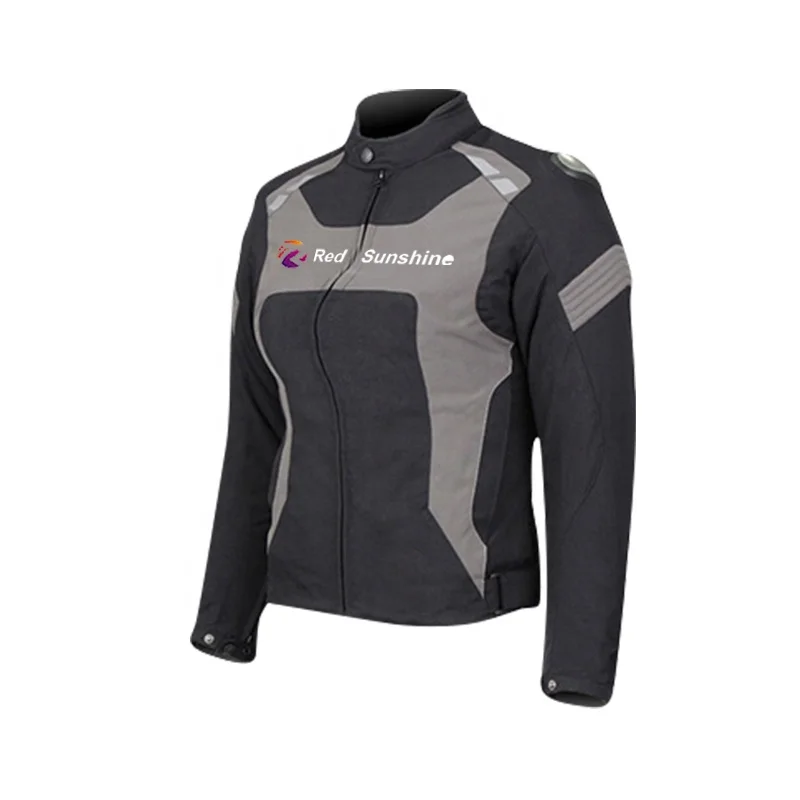 Men Leather Motorcycle Jacket Moto Protective Gear Jacket Coat Black Racing Motorbike Jackets